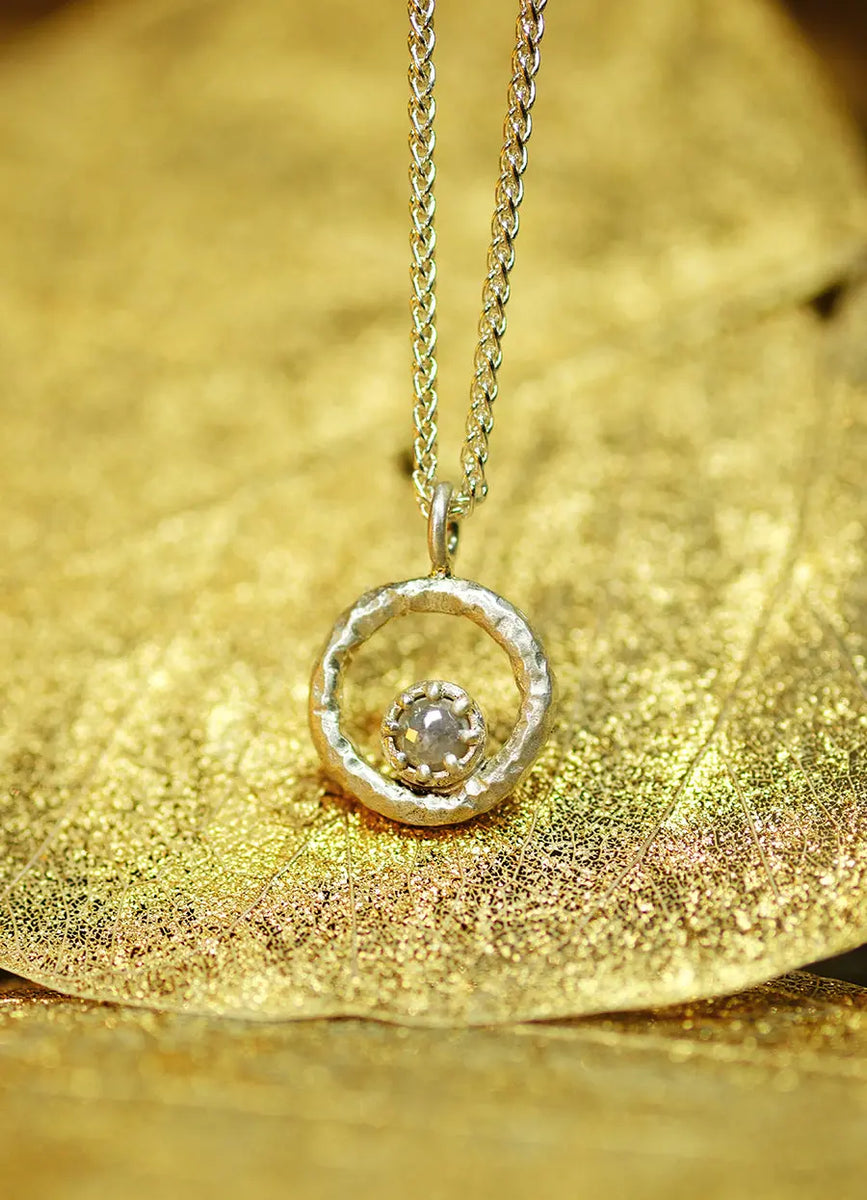 Diamond swirl hot sale pendant necklace