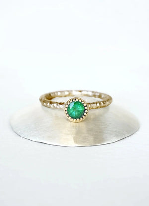 Emerald Gaia Ring James Newman Jewellery