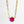 Hexagonal Ruby Paperclip Pendant James Newman Jewellery