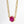 Hexagonal Ruby Paperclip Pendant James Newman Jewellery